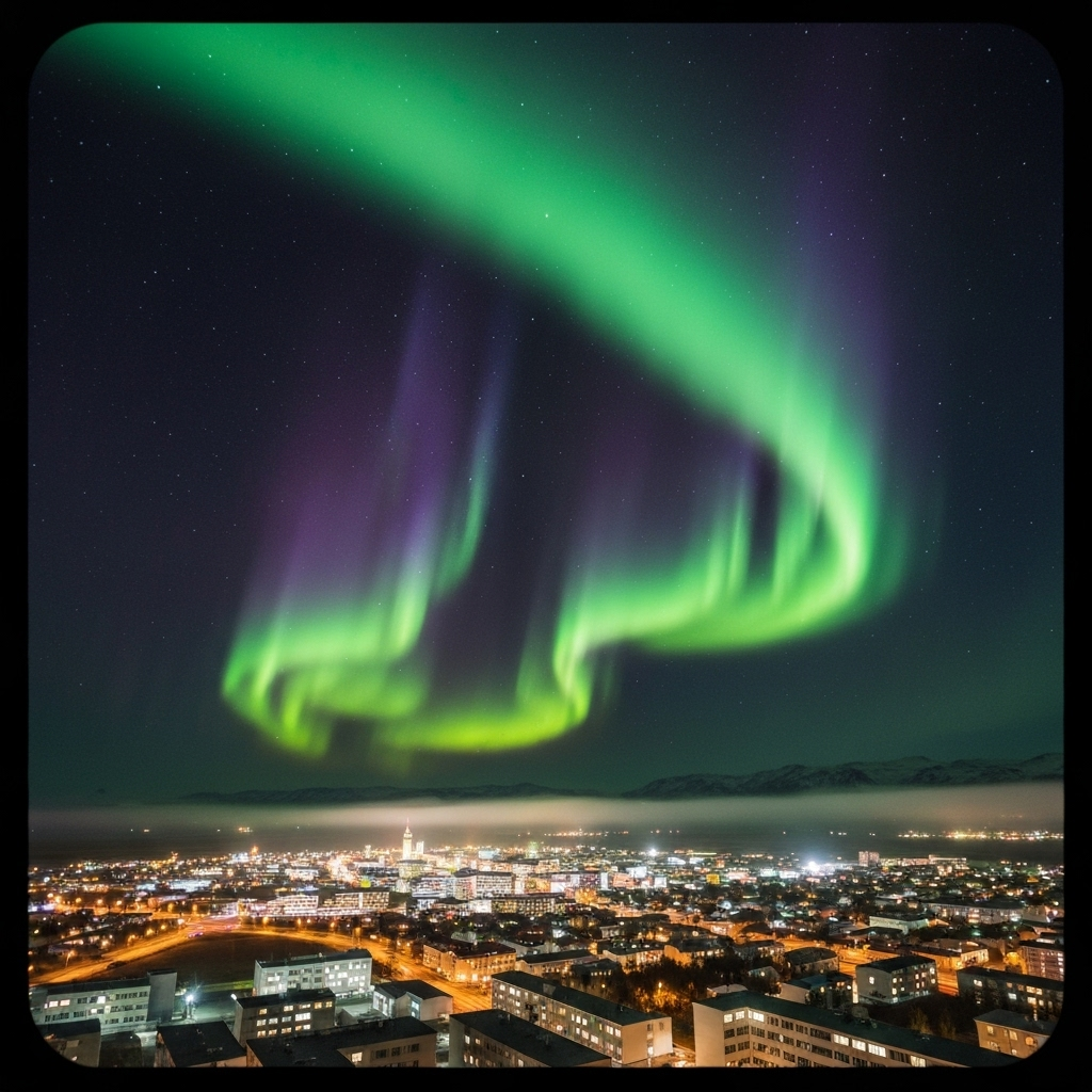 View of ReykjavÃk, Iceland
